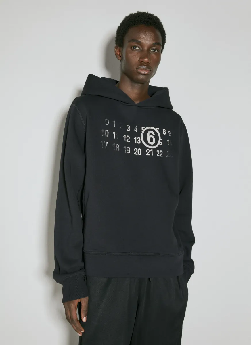 Distressed Logo Print Sweatshirt