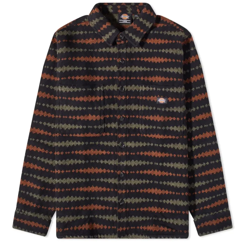 Falkville Geometric Flannel Shirt