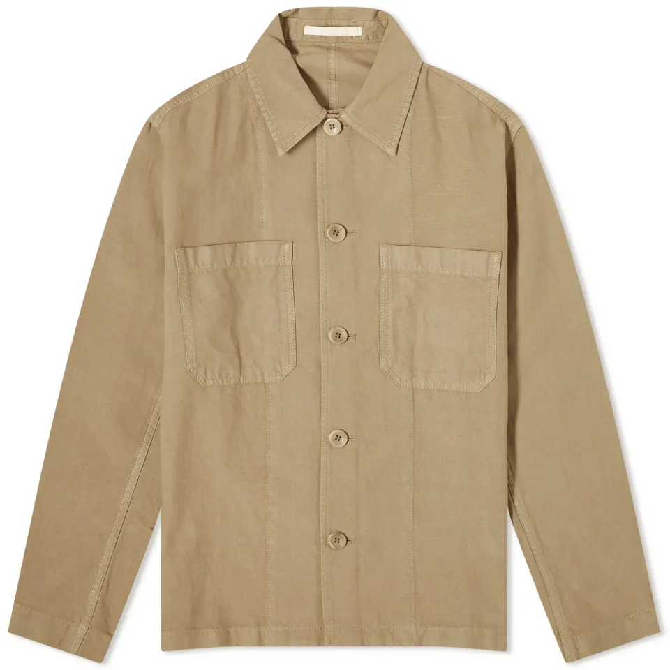 Tyge Cotton Linen Overshirt