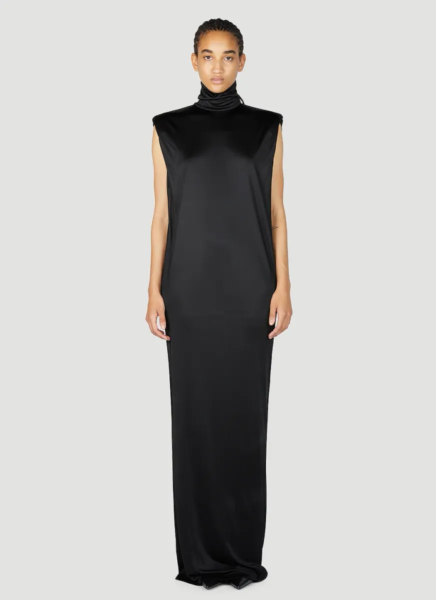 High Neck Maxi Dress