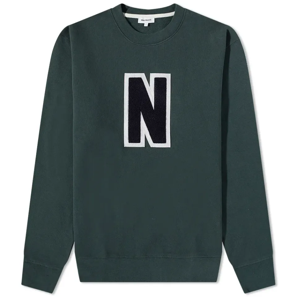 Arne Varsity N Crew Sweat