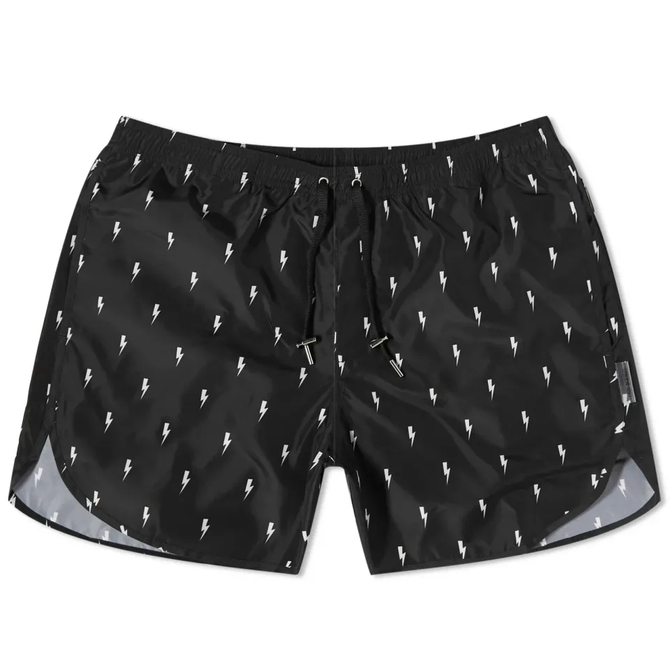 All Over Micro Bolt Swim Shorts