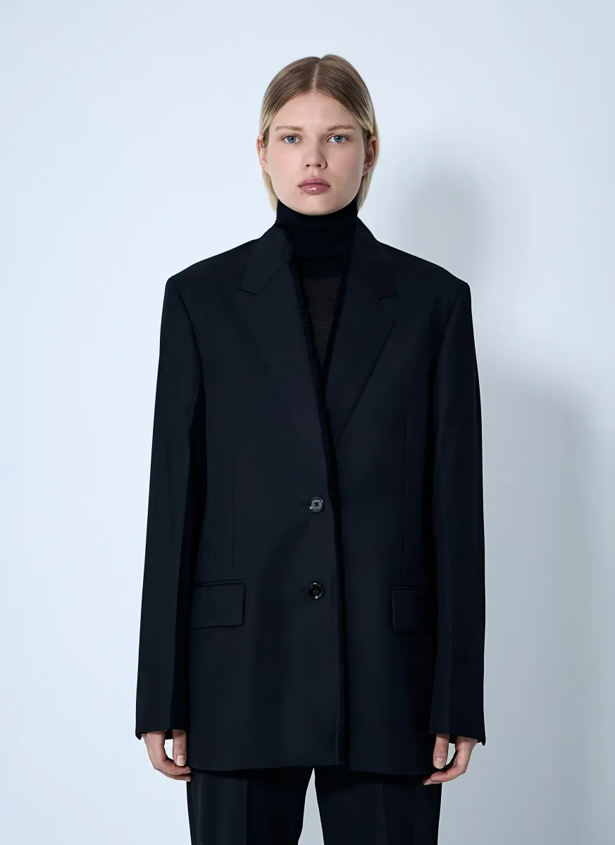 Raw Lapel Jacket