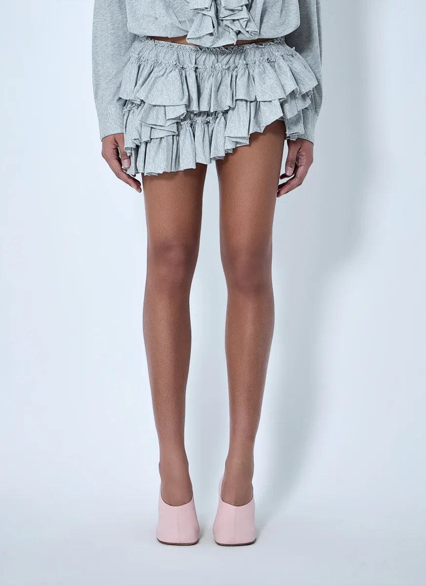 Ruffled Mini Skirt