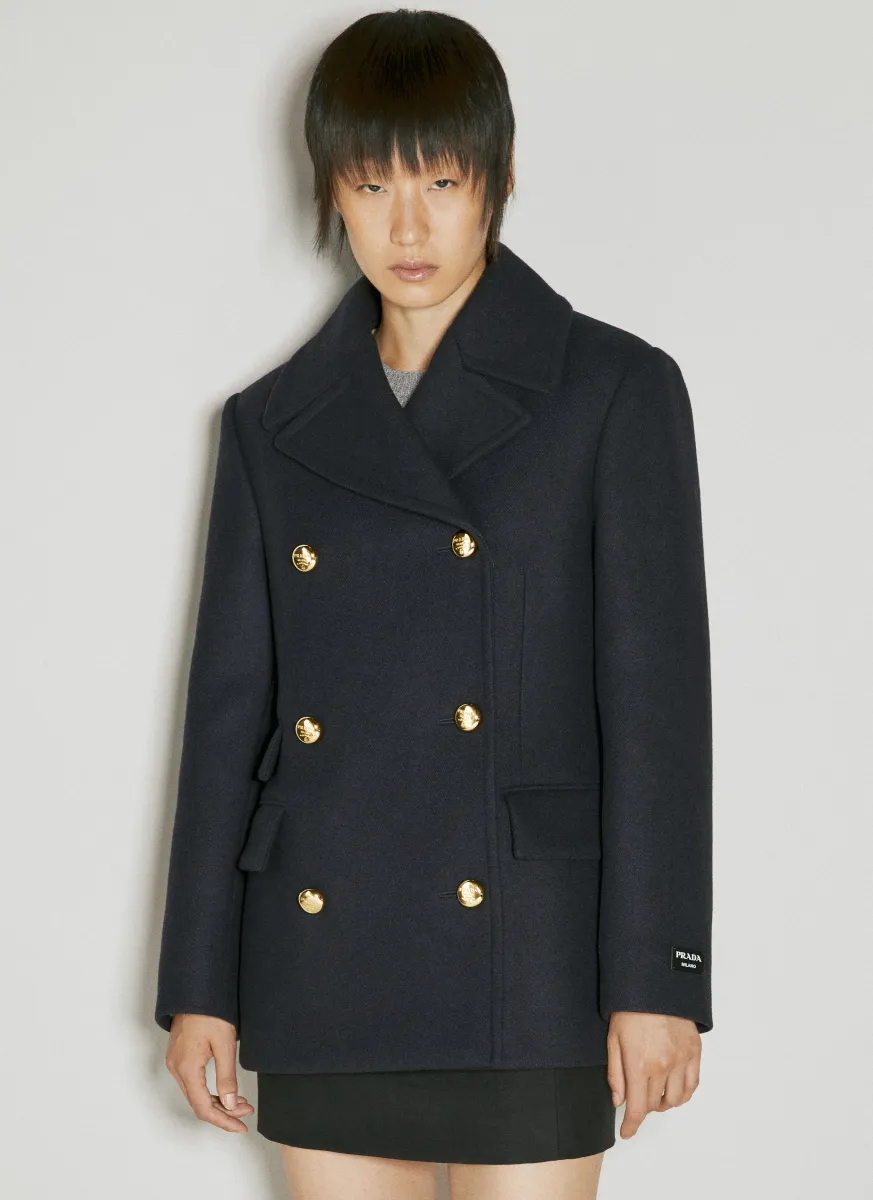 Double-Breasted Wool Jacket
