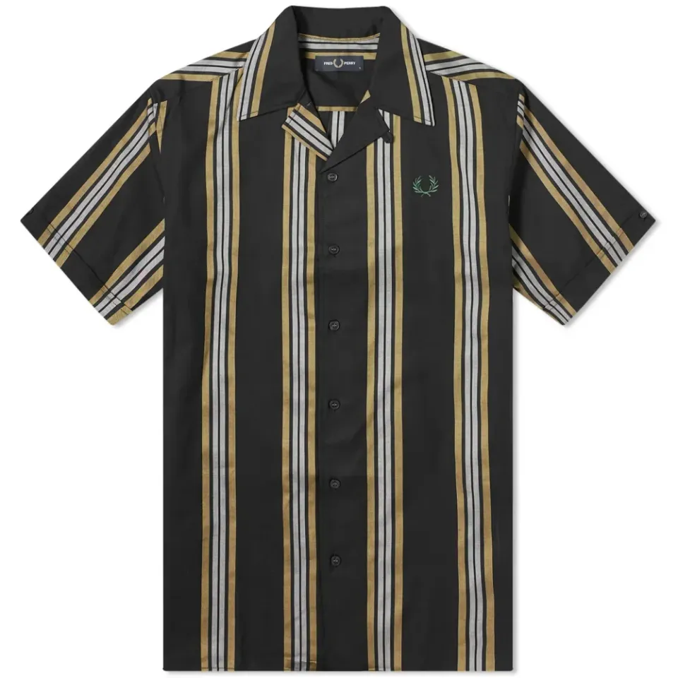 Stripe Revere Collar Shirt