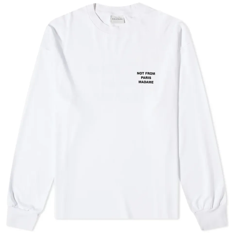 Drôle de Monsieur Long Sleeve Not From Paris Madame T-Shirt