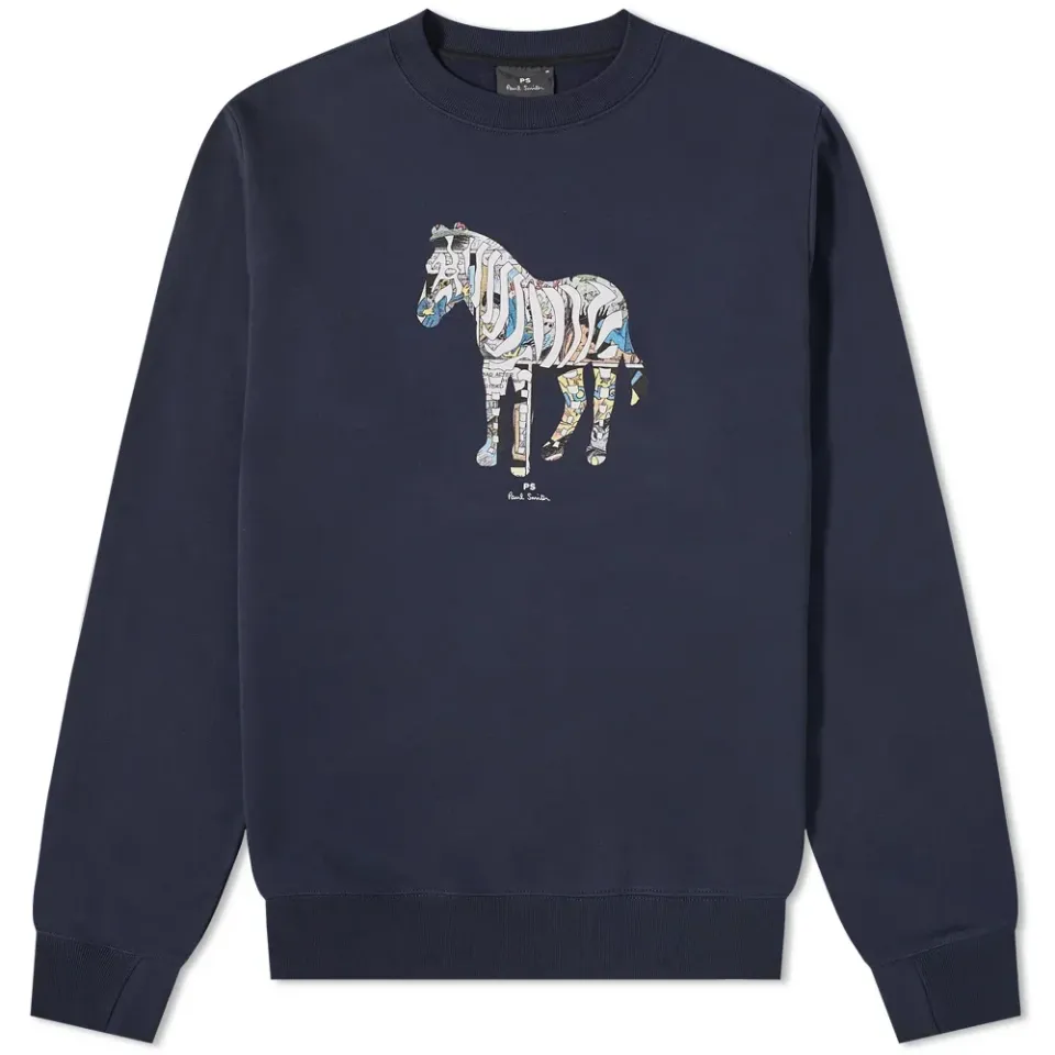 Zebra Print Crew Sweat