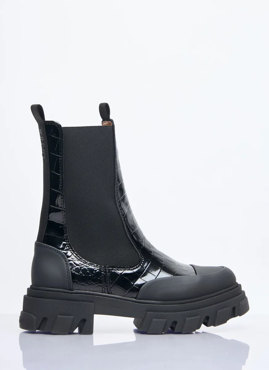 Cleated Mid Chelsea Boot
