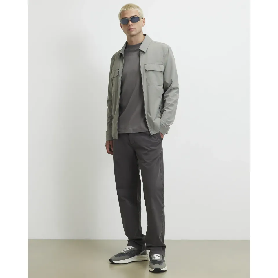 Cotton Blend Pull On Trousers