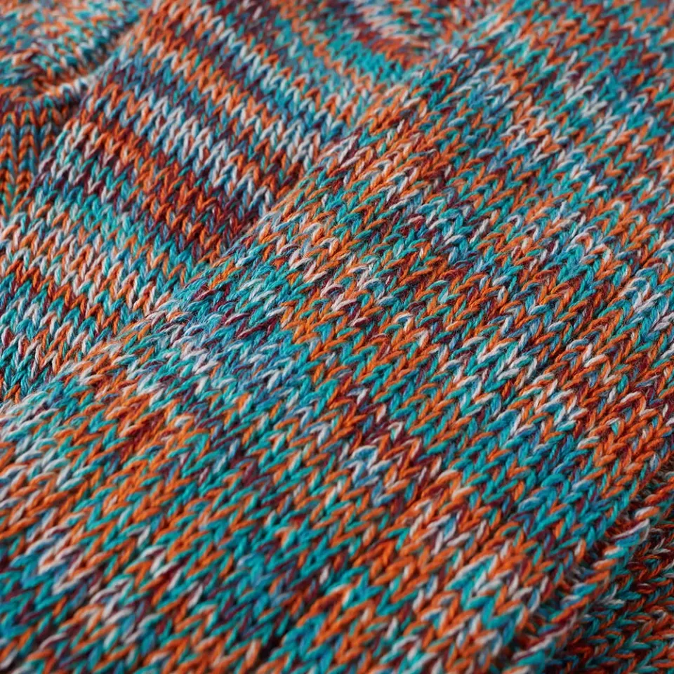 5 Colour Mix Crew Sock