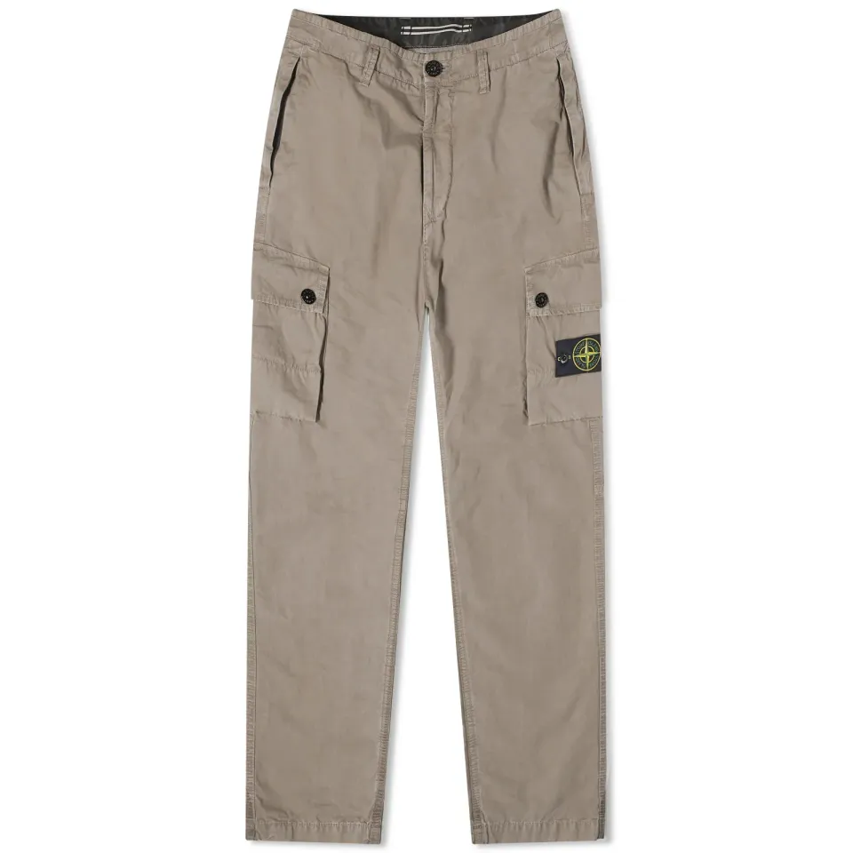 Brushed Cotton Canvas Cargo Pants