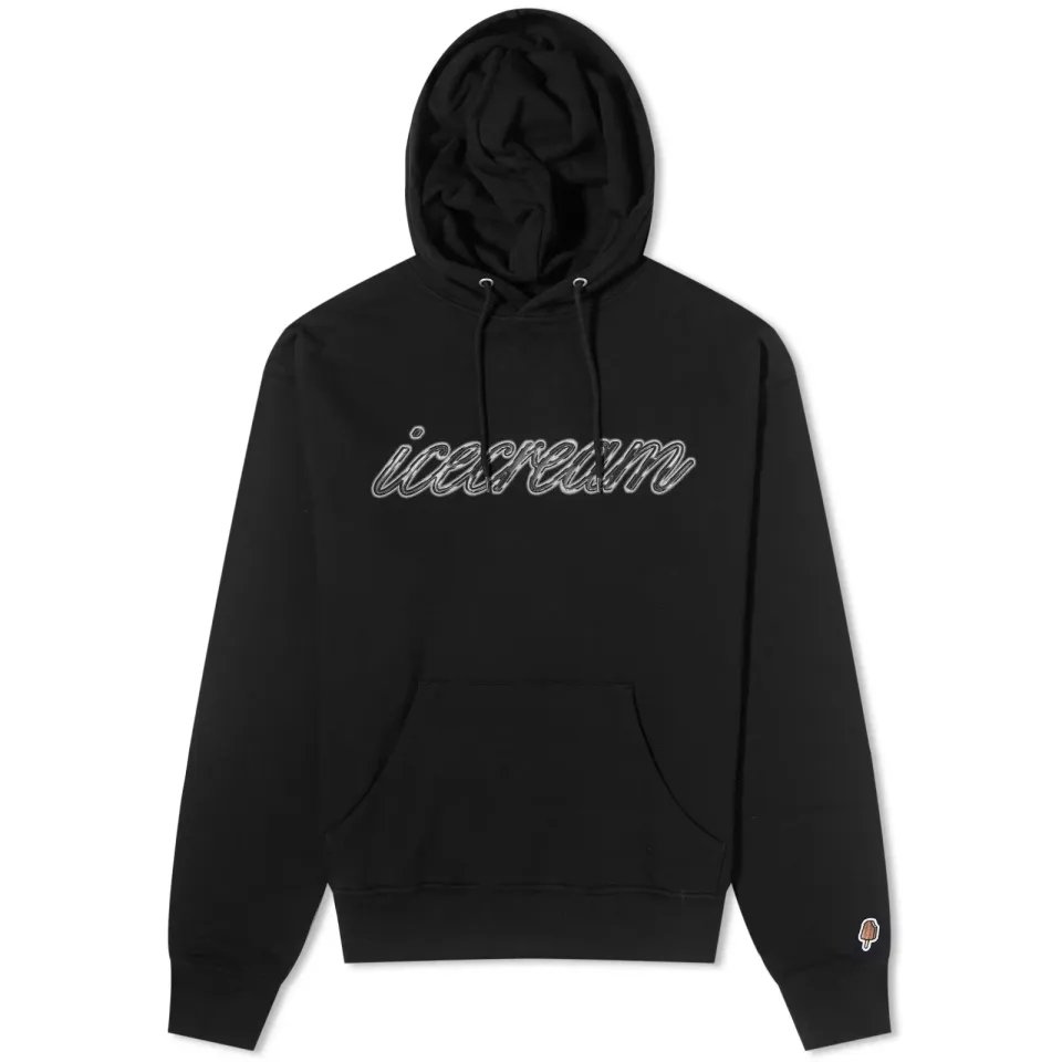 Chrome Script Popover Hoodie