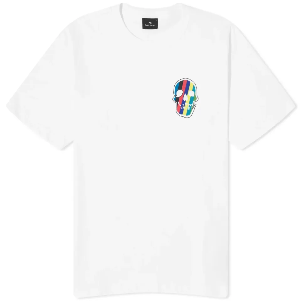 Stripe Skull T-Shirt