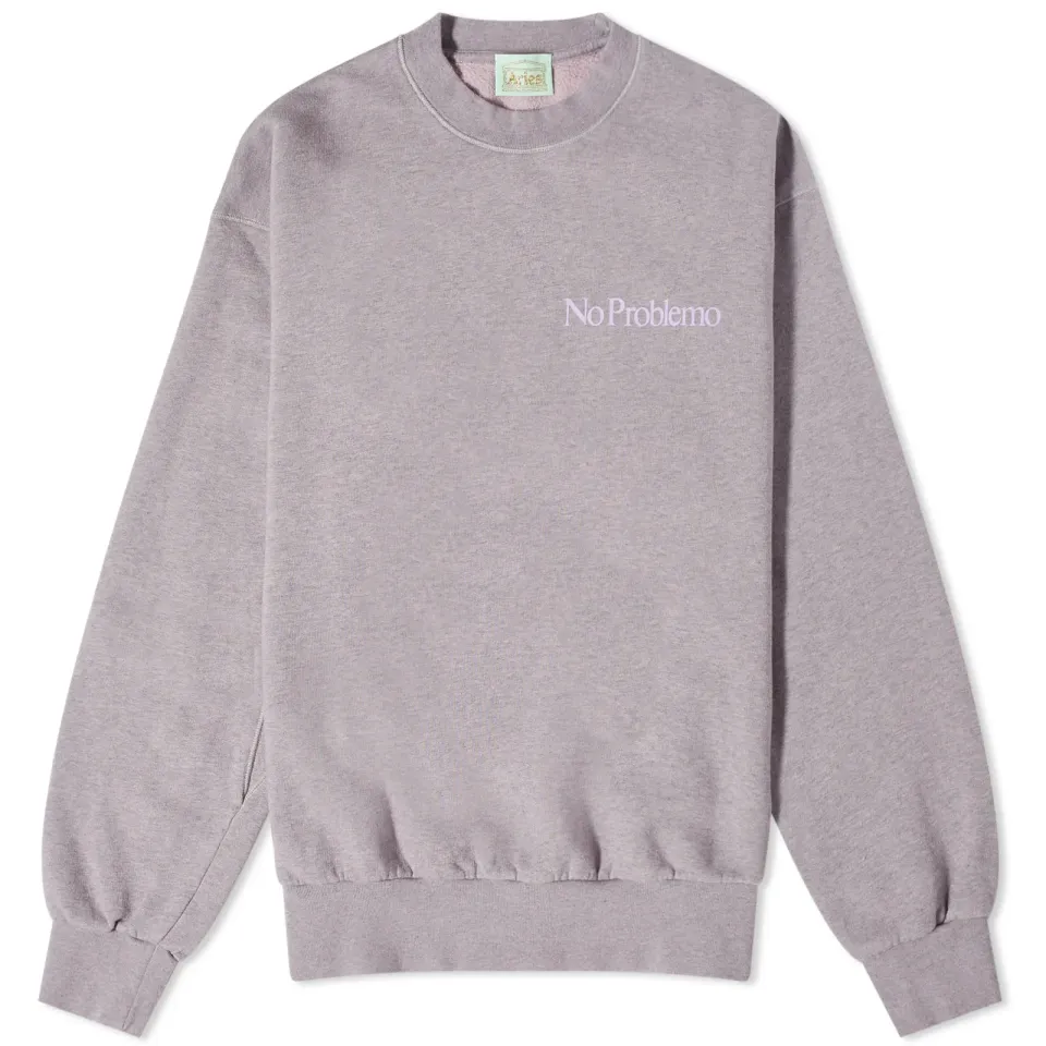 Overdyed Melange Mini Problemo Crew Sweat
