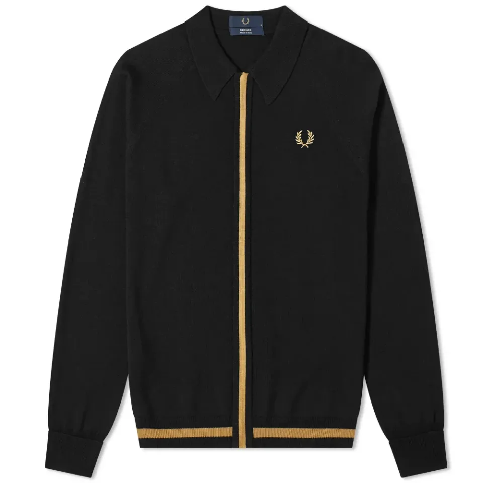 Concealed Zip Knit Shirt