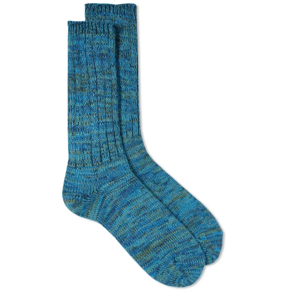 5 Colour Mix Crew Socks