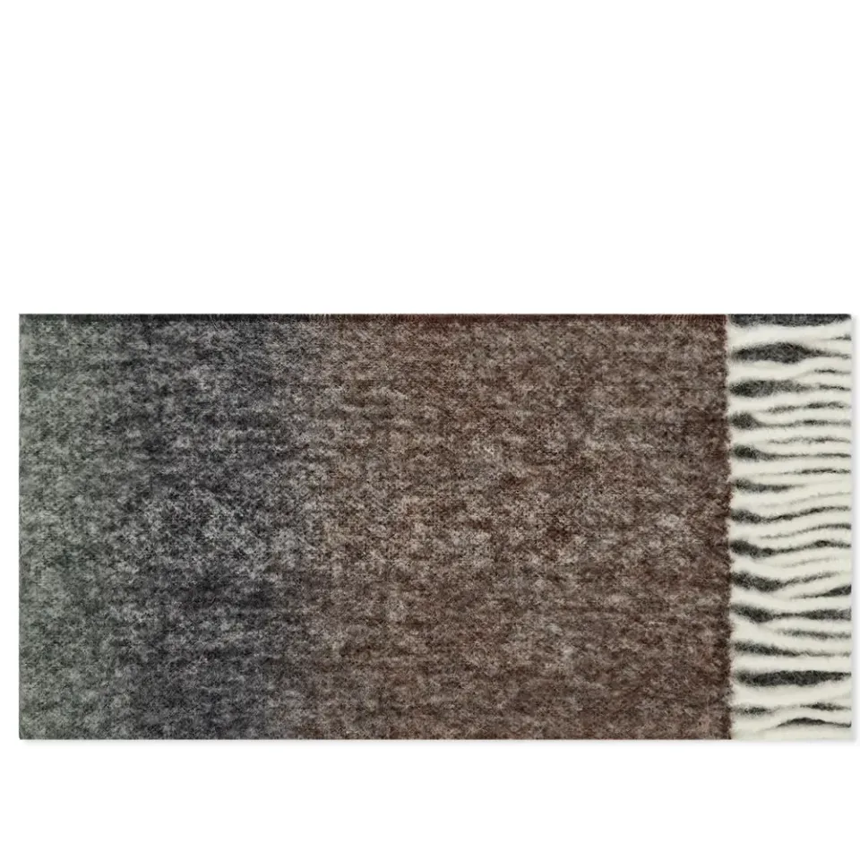 Maison Kitsuné Gradient Fringed Scarf