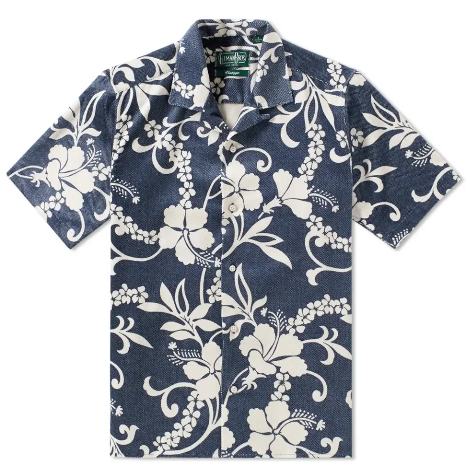 Short Sleeve Floral Bowling Shirt