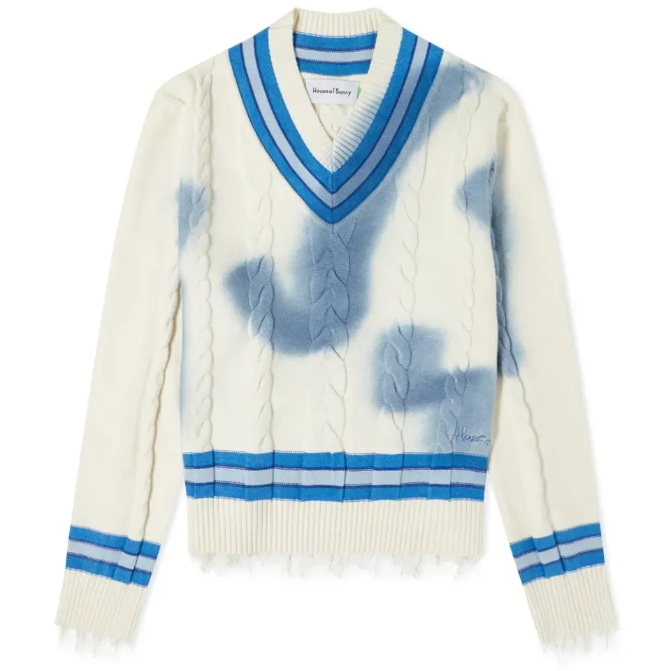 Players Varsity Cable Knit Sweat