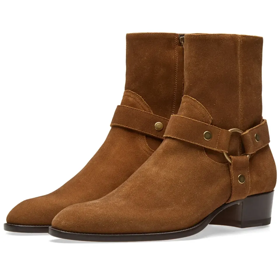 Wyatt Harness Suede Boot