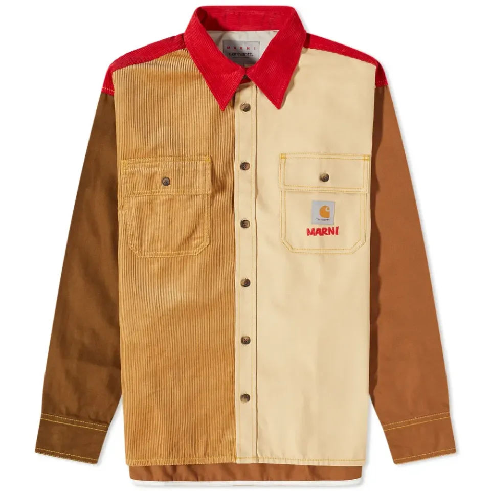 x Carhartt WIP Cord Mix Panel Shirt