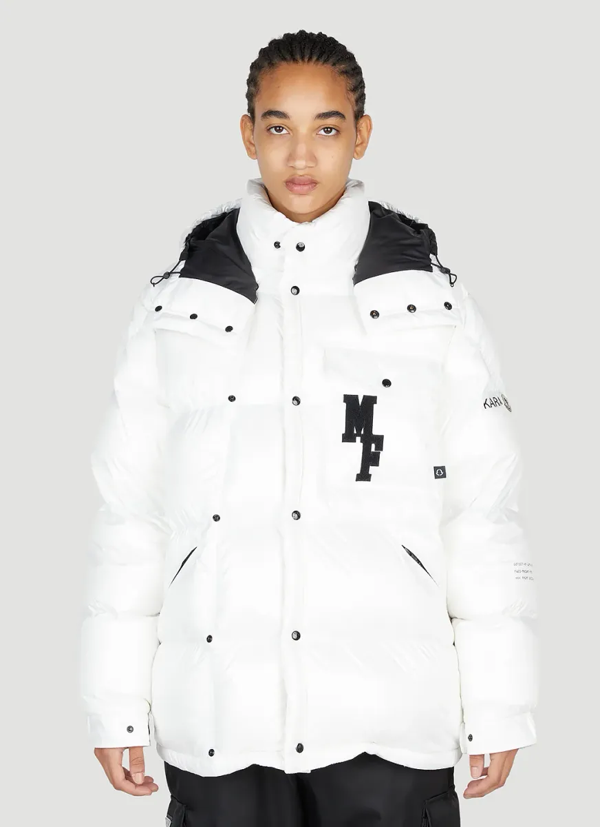 Logo Patch Puffer Jacket