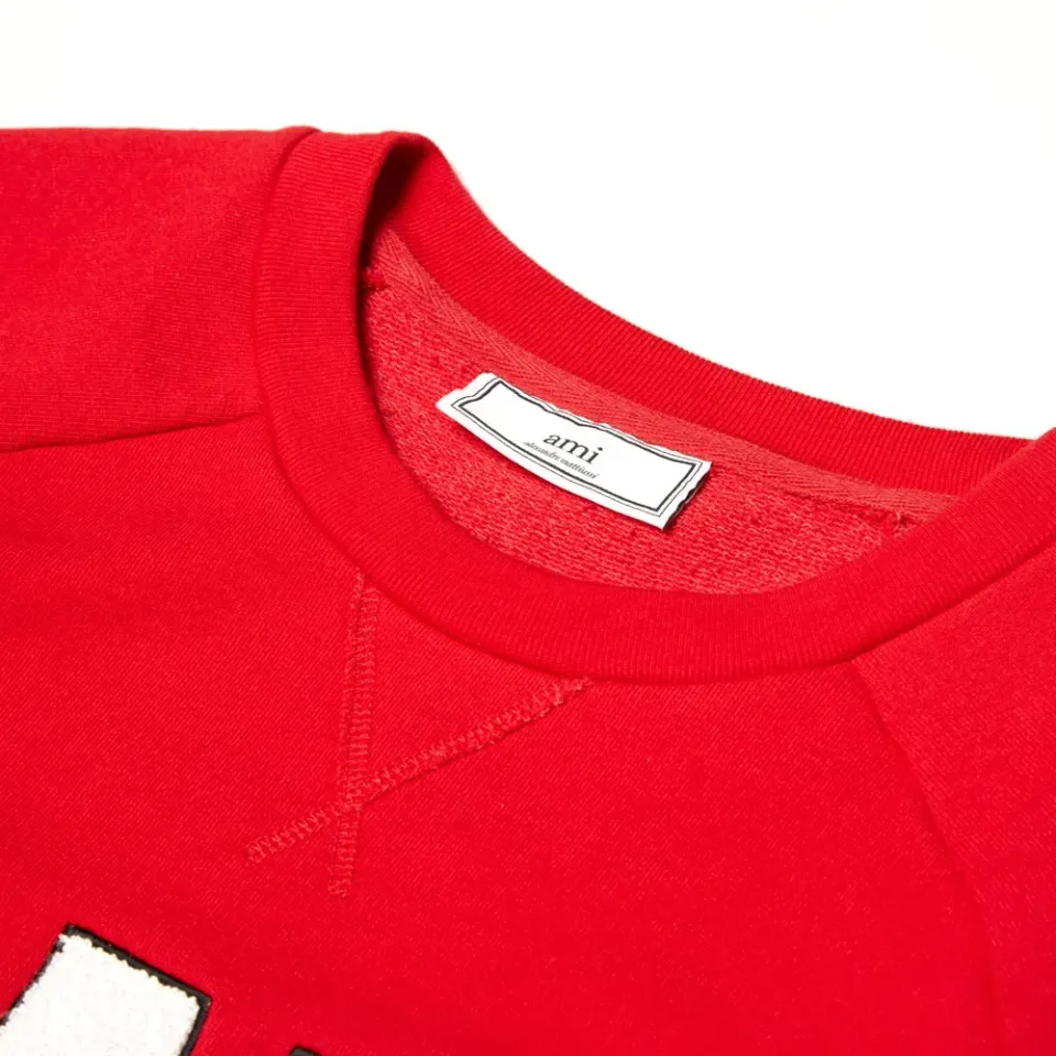 AMI Applique Logo Crew