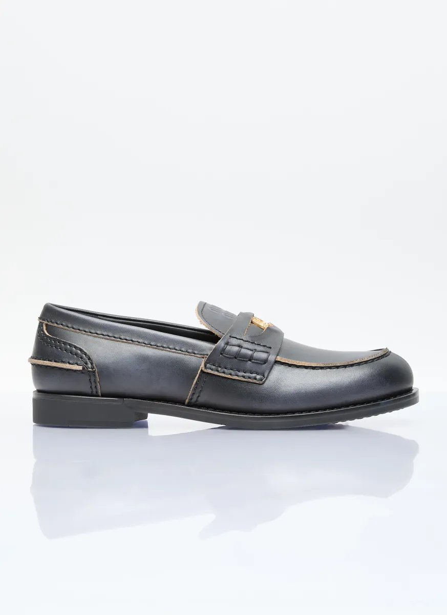 Leather Penny Loafers