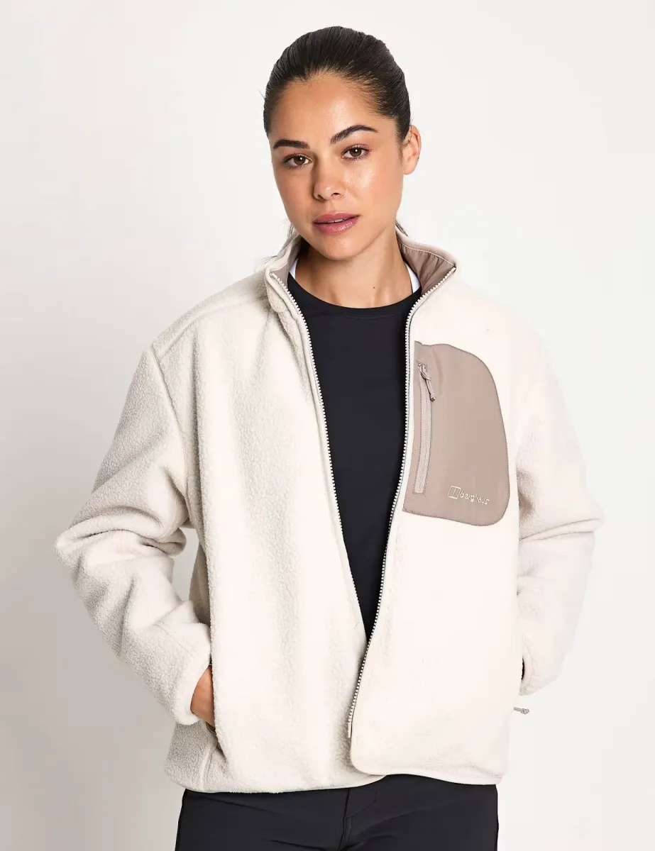 Asperton Reversible Zip Up Jacket Stone