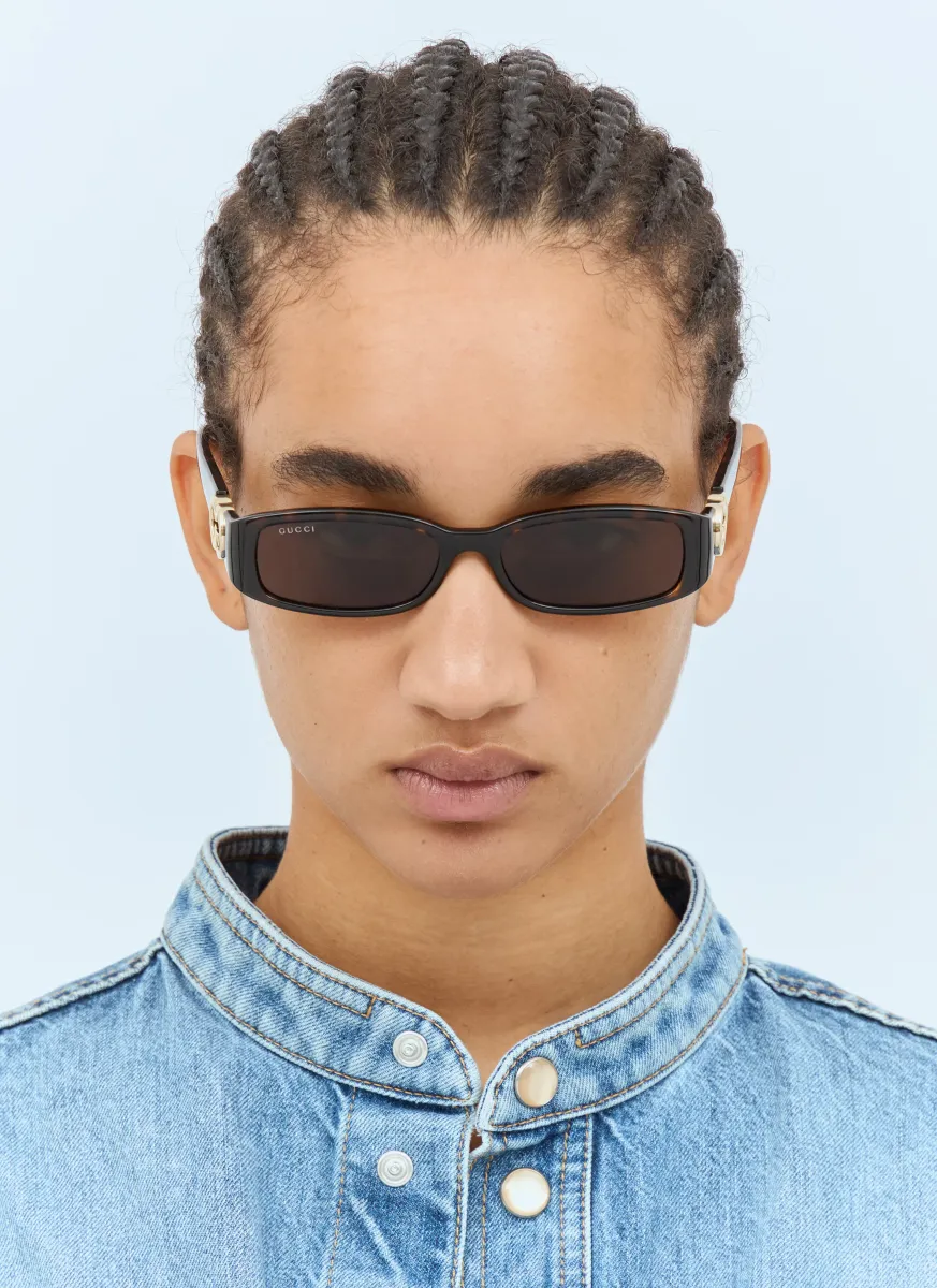 Rectangular Frame Sunglasses