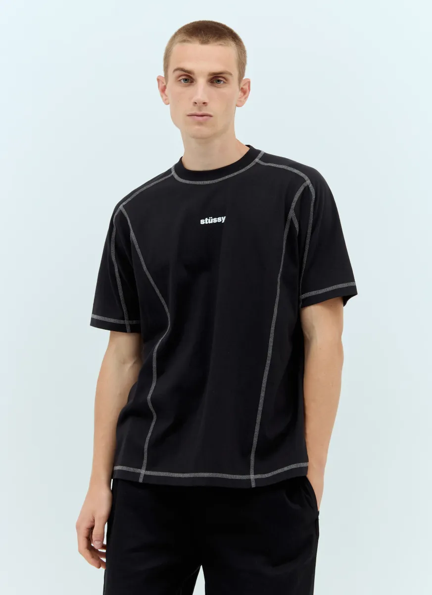 Logo Print Wave T-Shirt