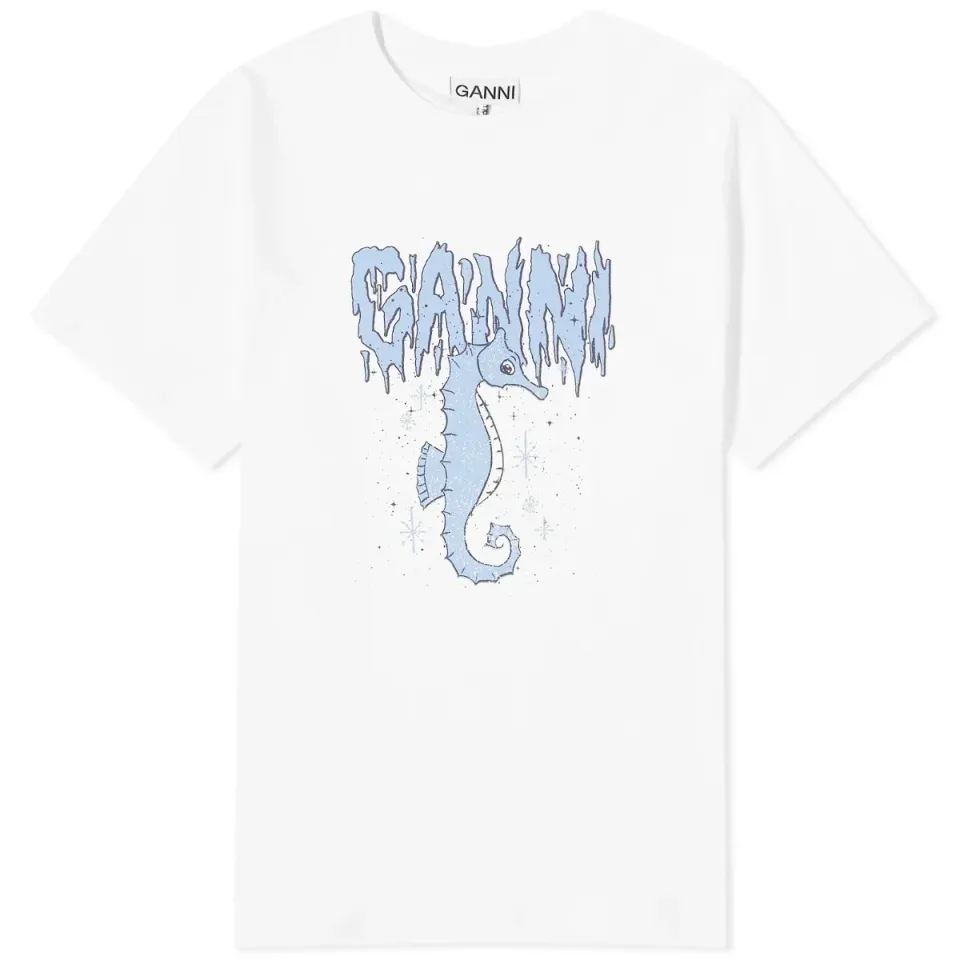 Basic Jersey Seahorse Relaxed T-Shirt