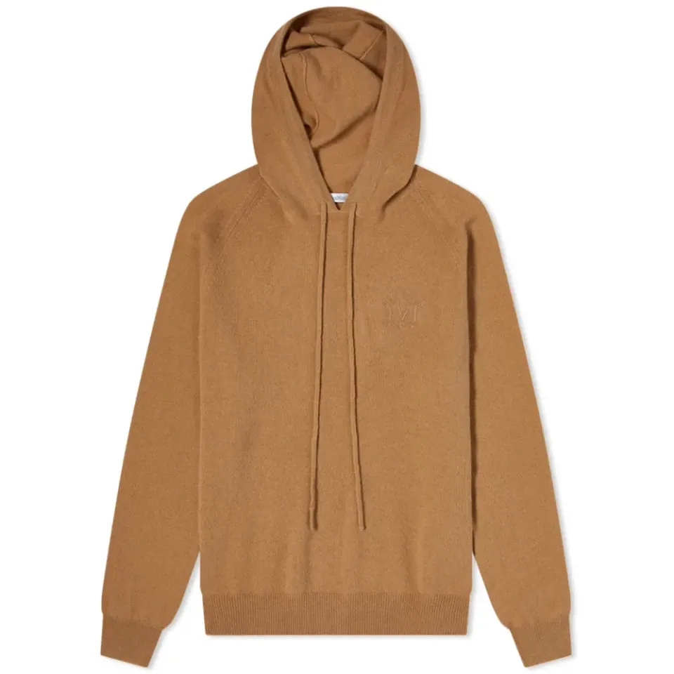 Caden Knitted Cashmere Hood Jumper