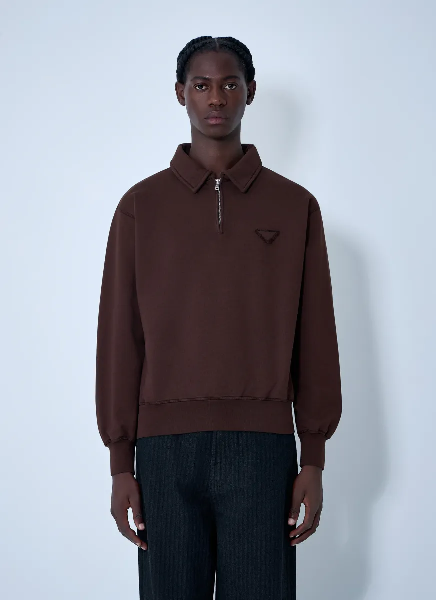 Logo Motif Sweatshirt