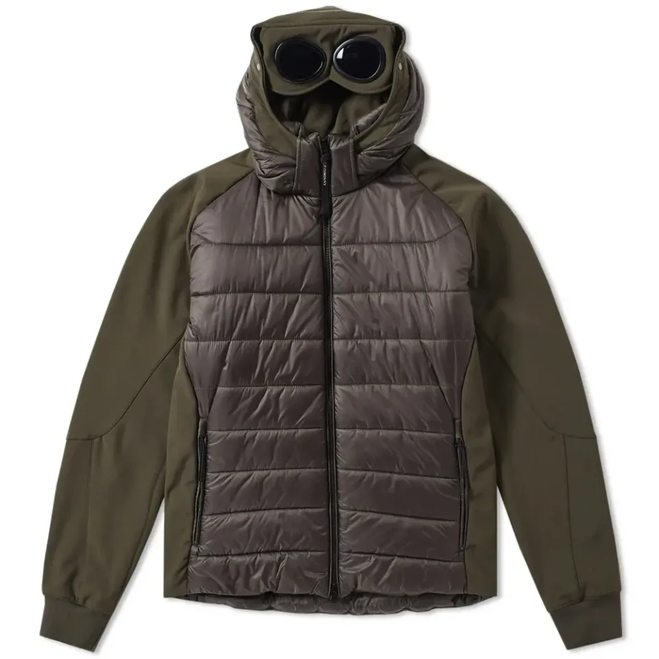 Softshell Goggle Raglan Down Jacket