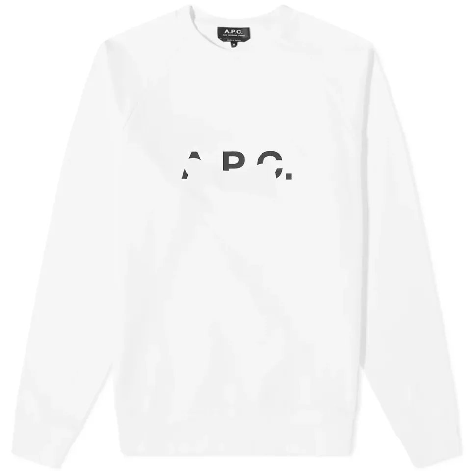 A.P.C. Shibuya Paint Logo Crew Sweat