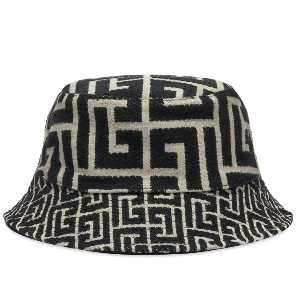 Monogram Jacquard Reversible Bucket Hat