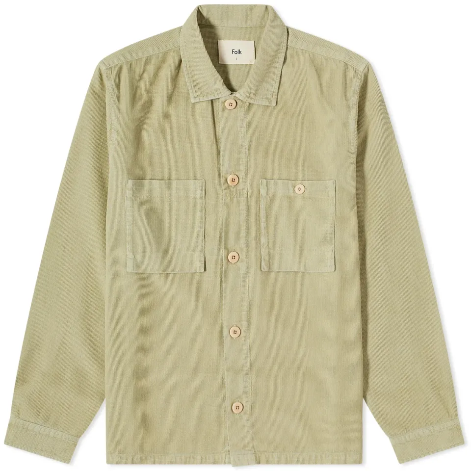 Microcheck Cord Shirt