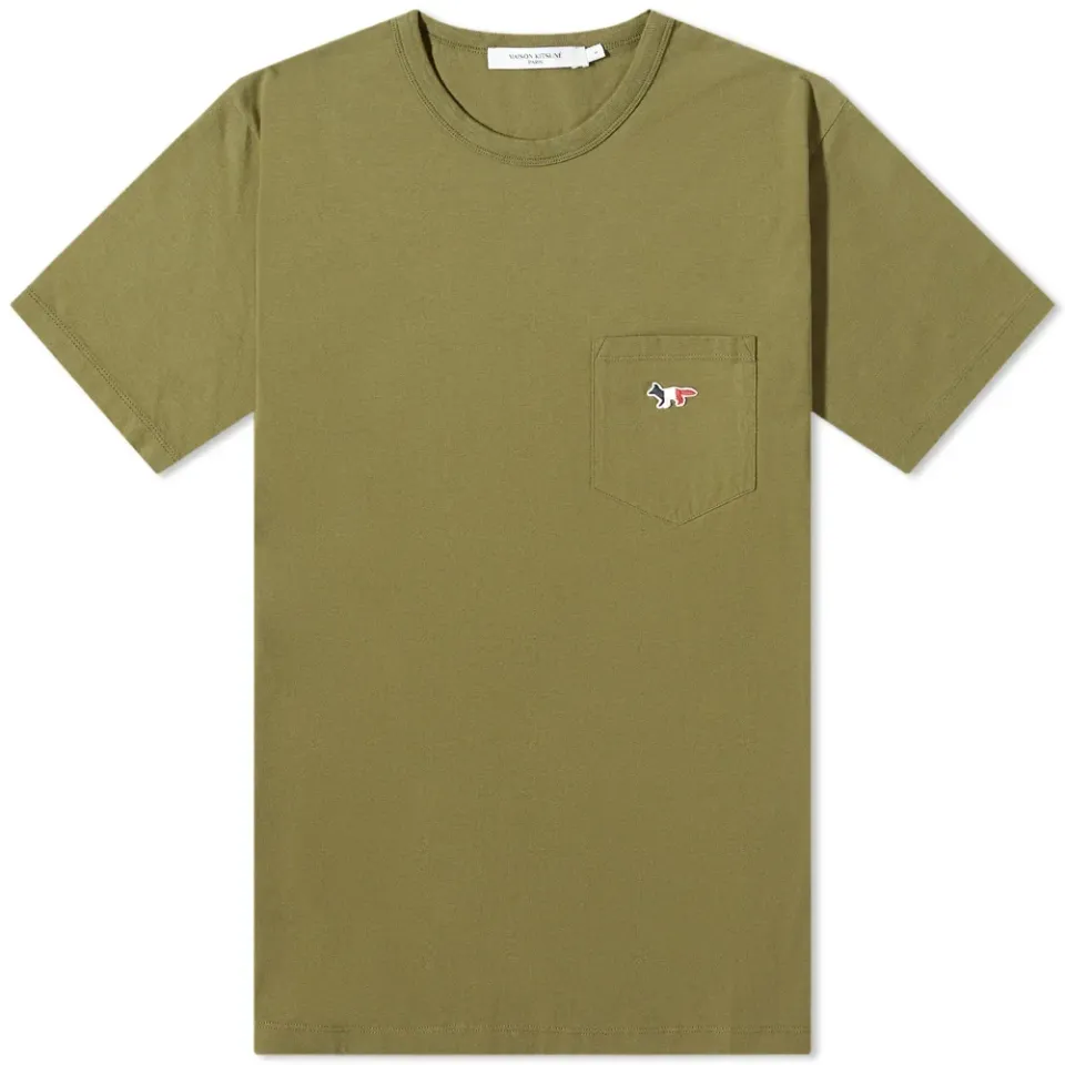 Maison Kitsuné Tricolor Fox Patch Pocket T-Shirt