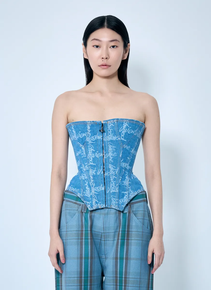 Denim Cobrax Corset
