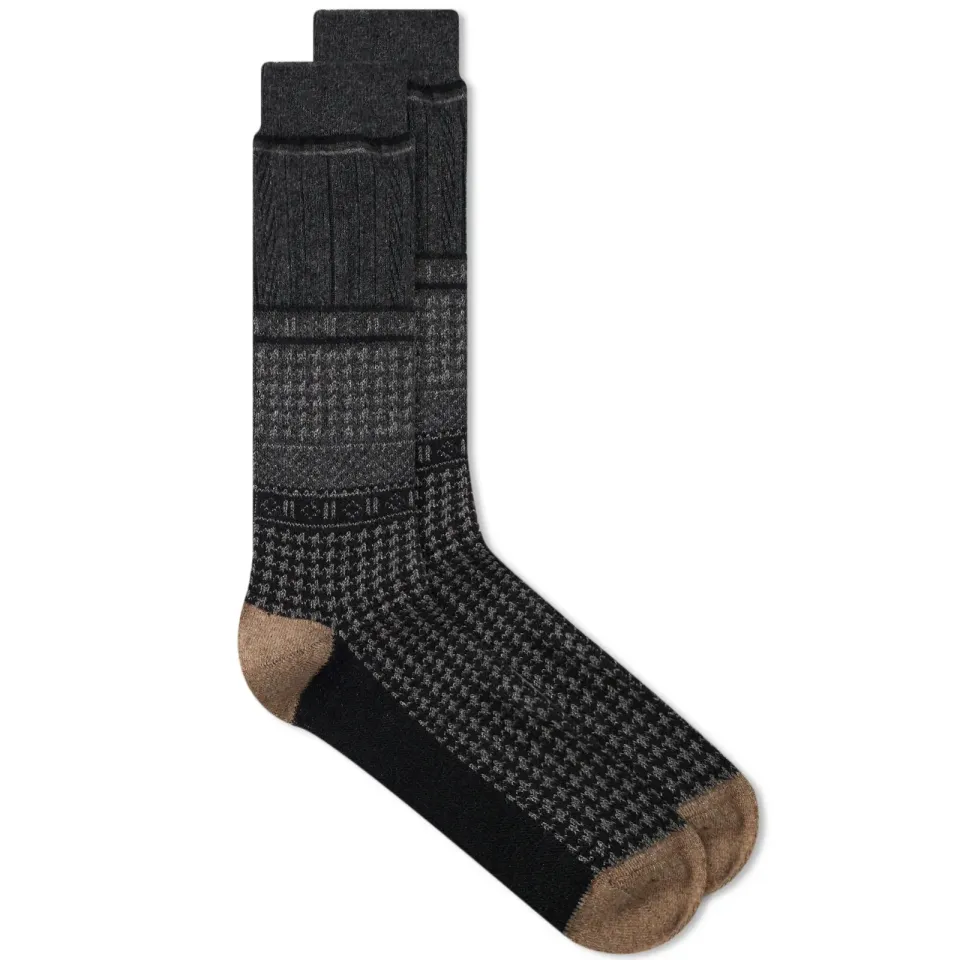Houndstooth JQ Crew Sock