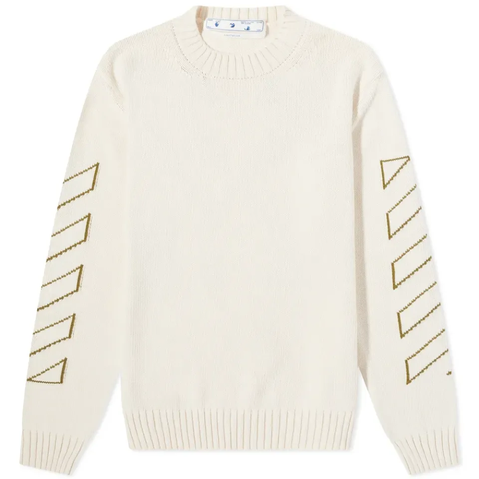 Arrow Diag Outline Knit