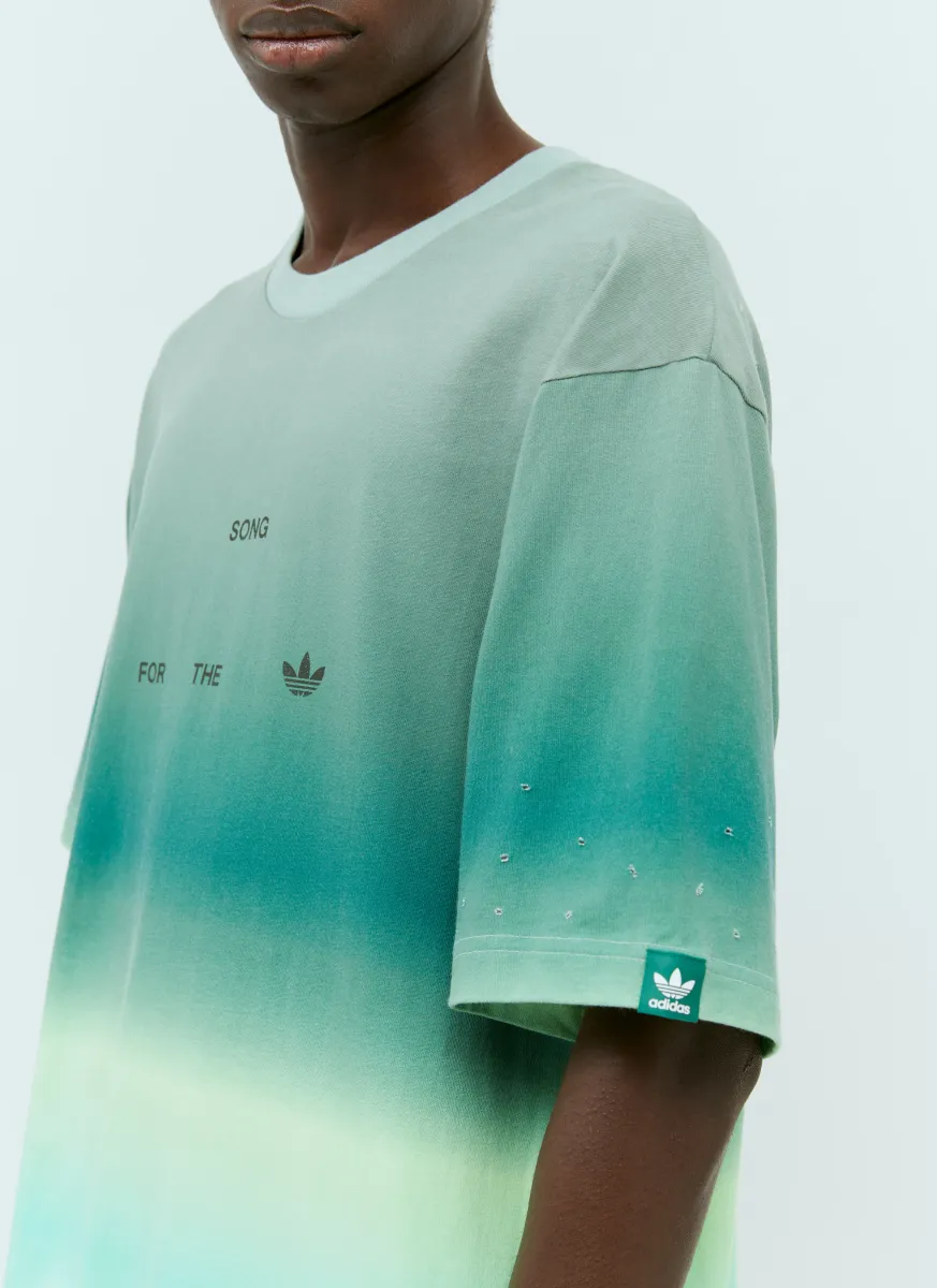 Logo Print Gradient T-Shirt