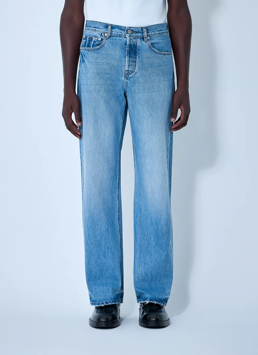 Le De-Nimes Droit Jeans