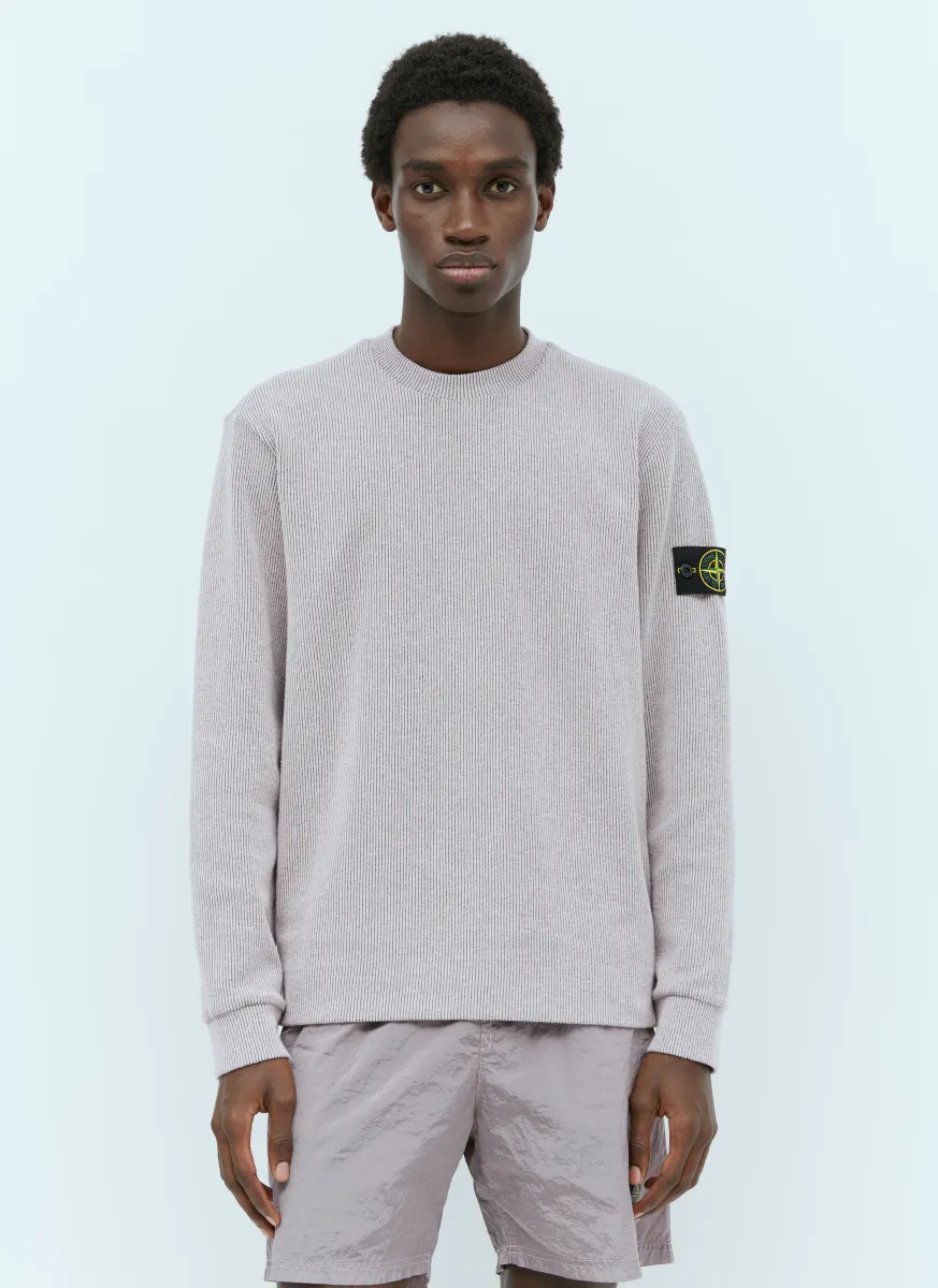 Logo Patch Knit Sweater