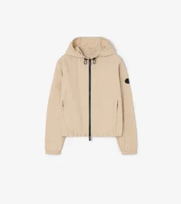 Nylon Nelson Hooded Jacket in Pale stone