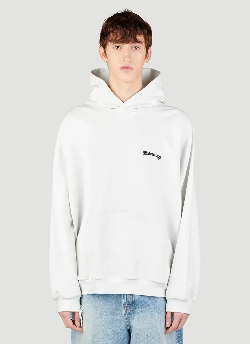 Large Fit Hooded Sweatshirt