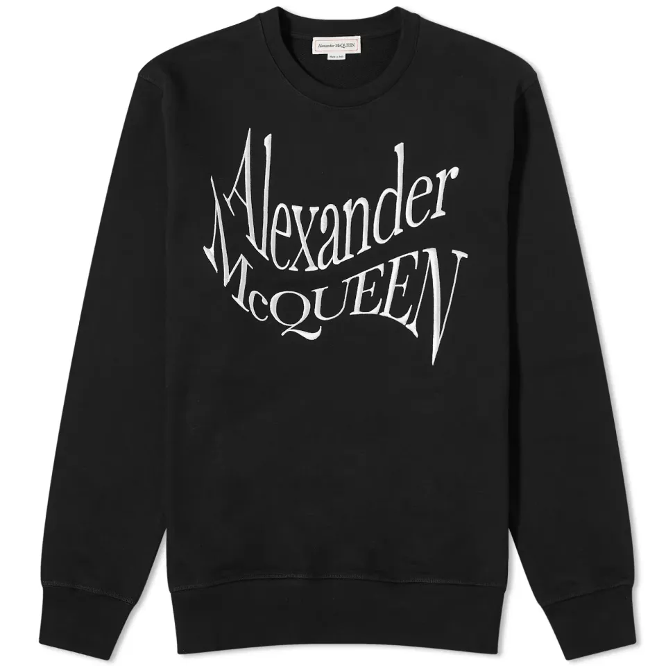 Warped Logo Crew Sweat