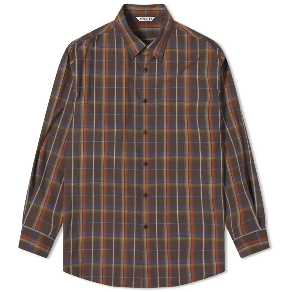 Superlight Wool Check Shirt